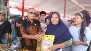 Operasi Pasar Murah di Plakat Tinggi Jadi Andalan Pemerintah Muba Stabilkan Harga Sembako